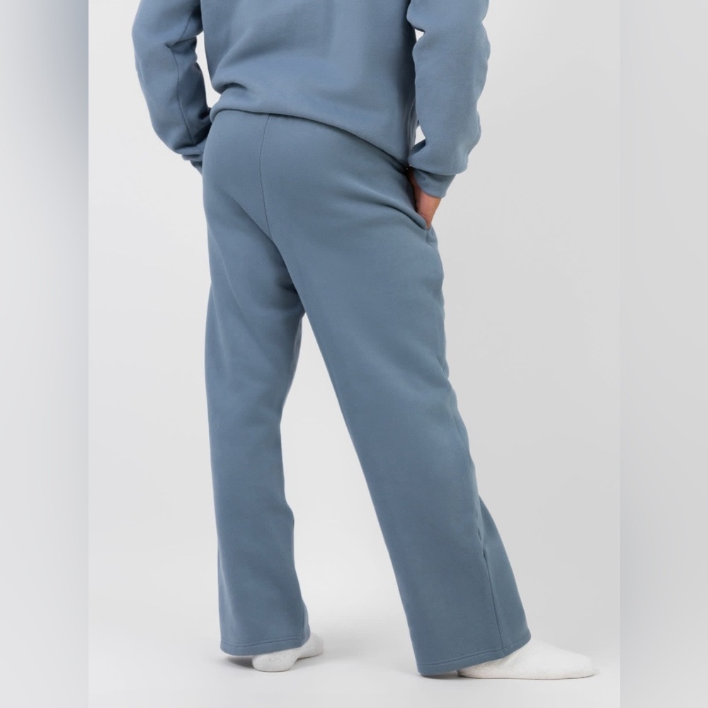 Comfrt Signature Straight Leg Sweatpants Sky Blue Size 3X Athleisure Plus Size - Picture 2 of 9